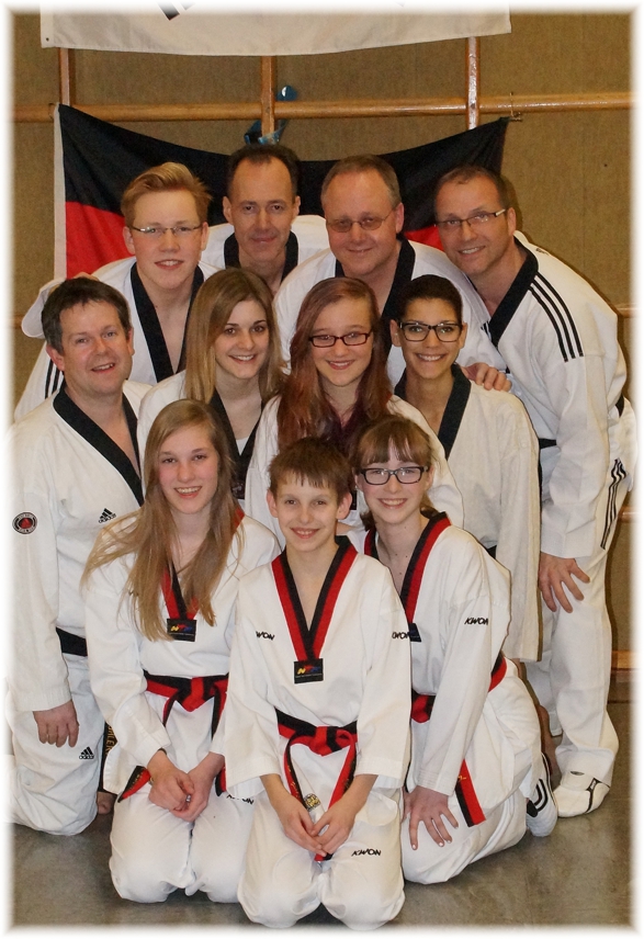 Danträger in Taekwondo Abteilung des Tus Rot Weiß